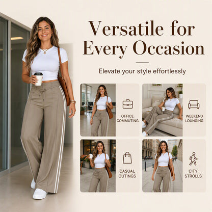 Women's Wide-Leg Drawstring Pants