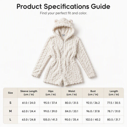 Women’s Plush Hooded Long Sleeve Romper