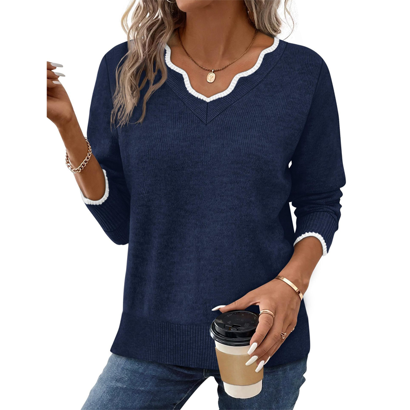 Women’s Casual Long Sleeve Knit Top