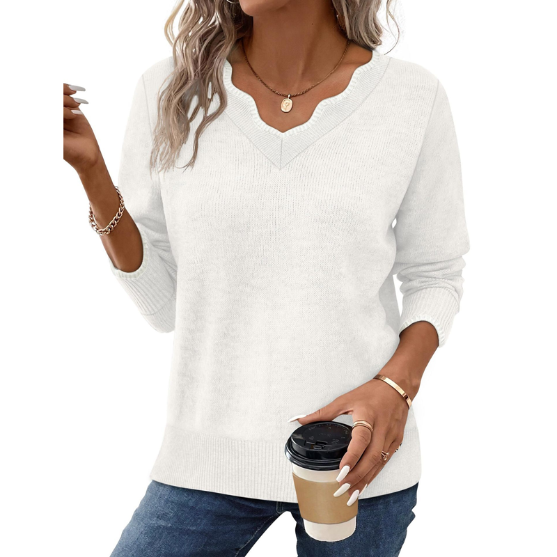 Women’s Casual Long Sleeve Knit Top