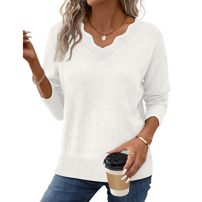 Women’s Casual Long Sleeve Knit Top