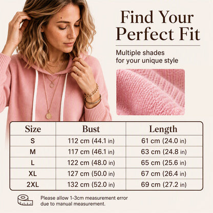 Women's Casual Hooded Knit Sweater