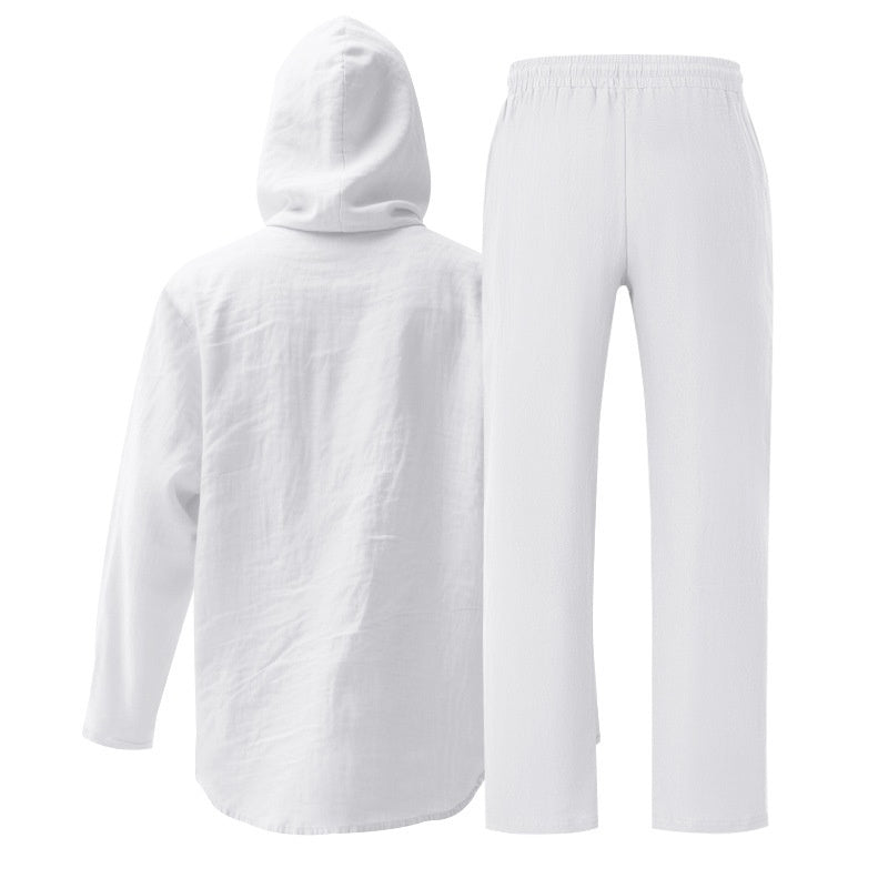 Breathable Linen Beachwear Outfit for Men