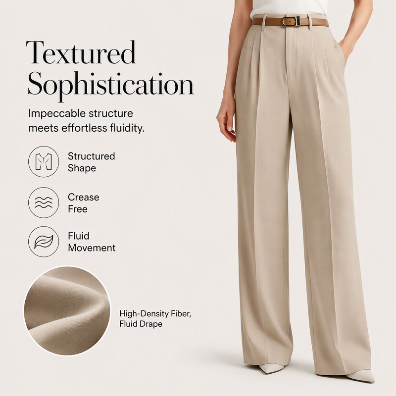 Women's High Waisted Wide Leg Suit Pants