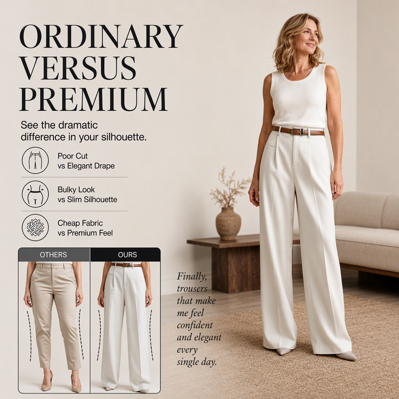 Women's High Waisted Wide Leg Suit Pants