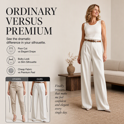 Women's High Waisted Wide Leg Suit Pants