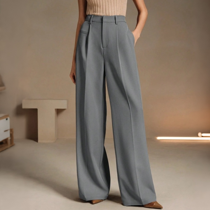 Women's High Waisted Wide Leg Suit Pants