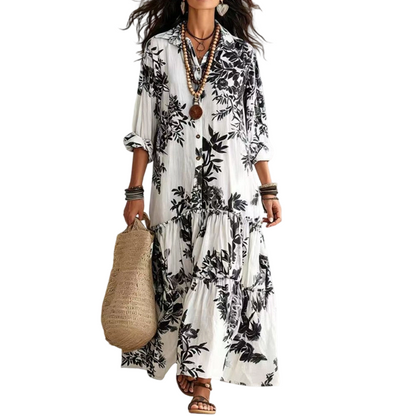 Women's Floral Print Maxi Dress