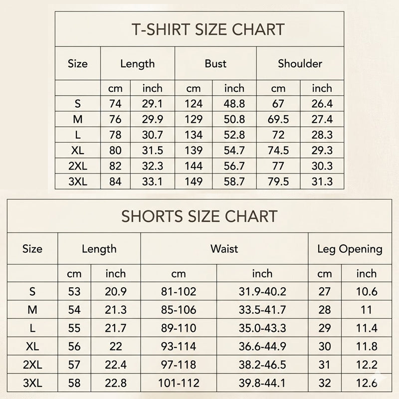 Men's Camouflage Print T-Shirt & Shorts Set