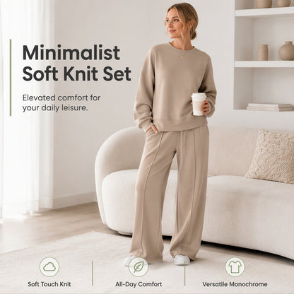 Women's Two-Piece Long Sleeve Casual Sweatsuit Set