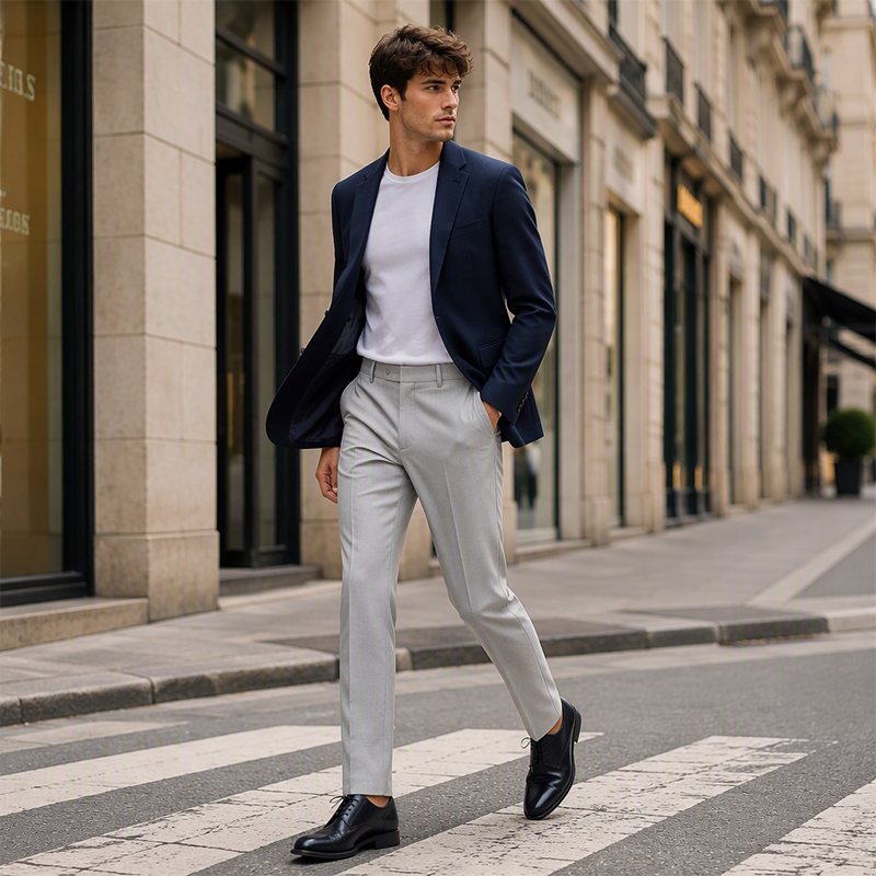 Men's Ice Silk Casual Trousers