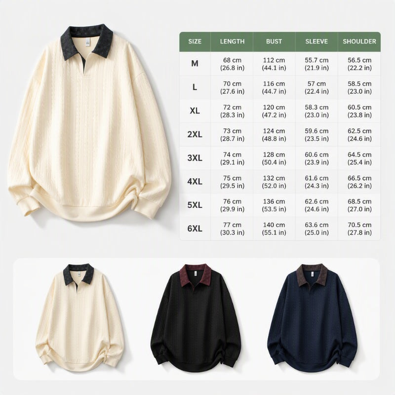 Men's Vintage Plus Size Sweatshirt