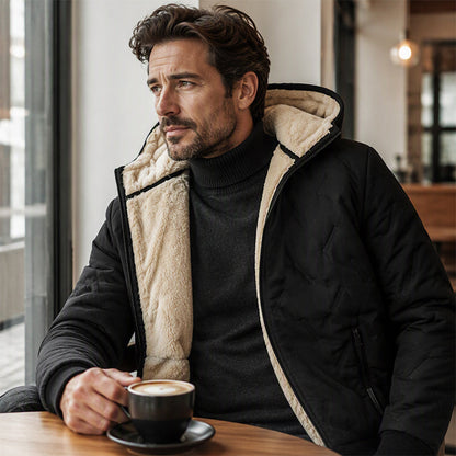 Men's Winter Thickened Hooded Jacket