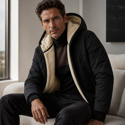Men's Winter Thickened Hooded Jacket