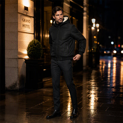 Men's Winter Thickened Hooded Jacket