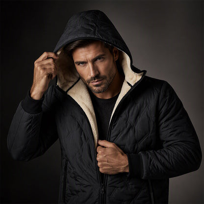 Men's Winter Thickened Hooded Jacket