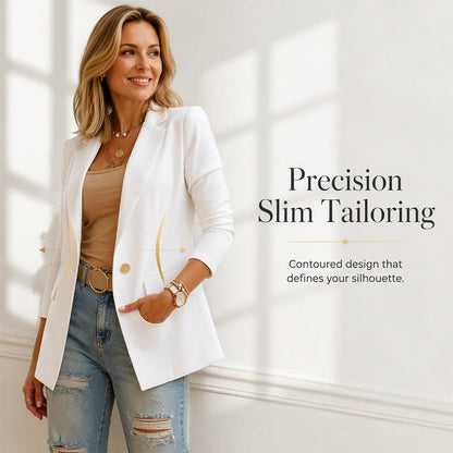 Women's Casual Lightweight Blazer Jacket