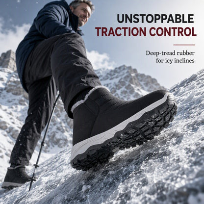 💥Winter Fashion: Warm, Fleece-Lined, Non-Slip Snow Boots