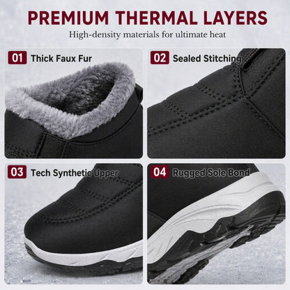 💥Winter Fashion: Warm, Fleece-Lined, Non-Slip Snow Boots