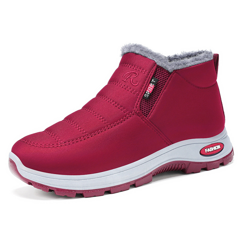 💥Winter Fashion: Warm, Fleece-Lined, Non-Slip Snow Boots
