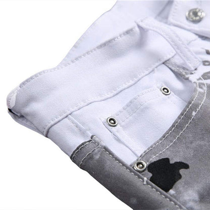 Men's Trendy Camo Slim Jeans