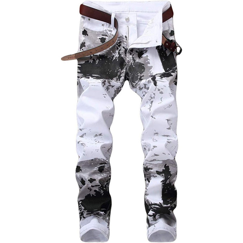 Men's Trendy Camo Slim Jeans