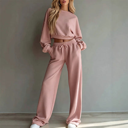 Women's Sweatshirt & Pants 2-Piece Set