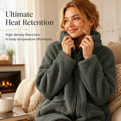 Women's Casual Warm Hooded Zipper Jacket