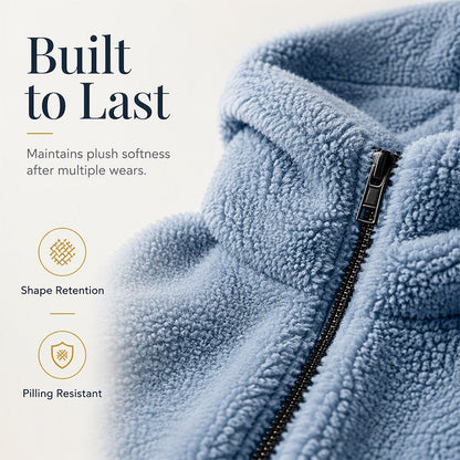 Women's Casual Warm Hooded Zipper Jacket
