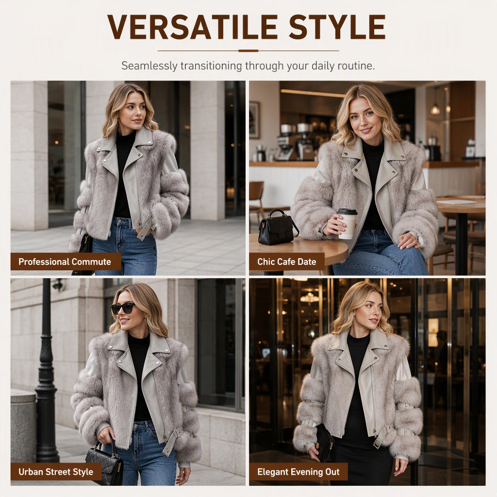 Women's Faux Fur Short Winter Coat