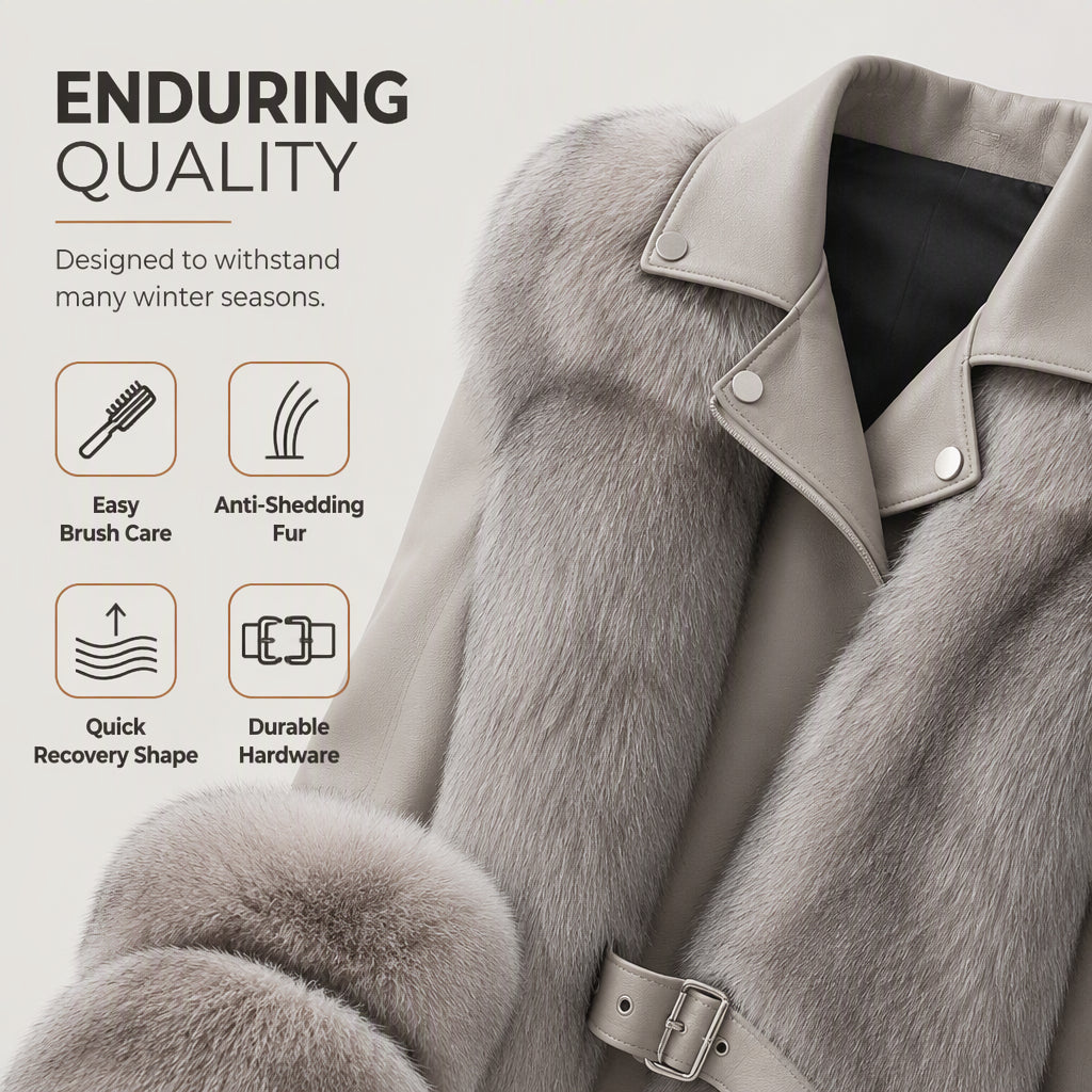 Women's Faux Fur Short Winter Coat