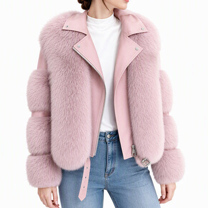 Women's Faux Fur Short Winter Coat