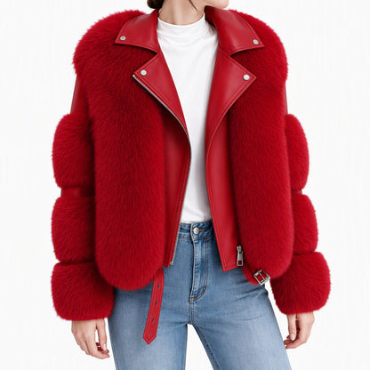 Women's Faux Fur Short Winter Coat