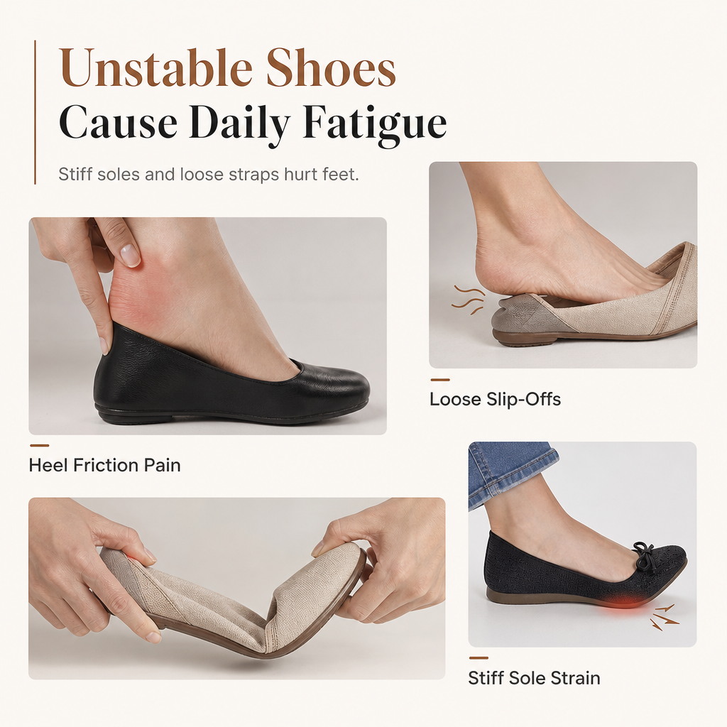 Women's Pointed-Toe Wedge Slip-On Shoes