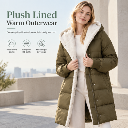 Solid Color Double Sided Hooded Long Sleeve Slim Fit Cardigan Coat