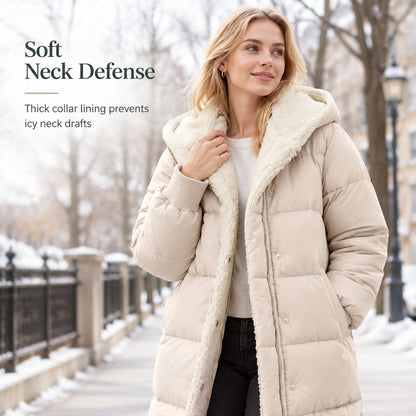 Solid Color Double Sided Hooded Long Sleeve Slim Fit Cardigan Coat