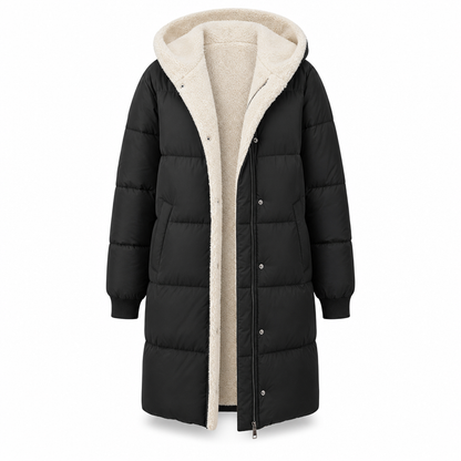 Solid Color Double Sided Hooded Long Sleeve Slim Fit Cardigan Coat