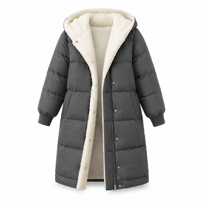 Solid Color Double Sided Hooded Long Sleeve Slim Fit Cardigan Coat