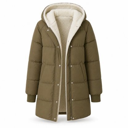 Solid Color Double Sided Hooded Long Sleeve Slim Fit Cardigan Coat