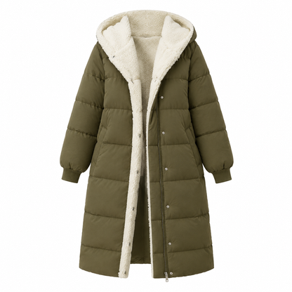 Solid Color Double Sided Hooded Long Sleeve Slim Fit Cardigan Coat