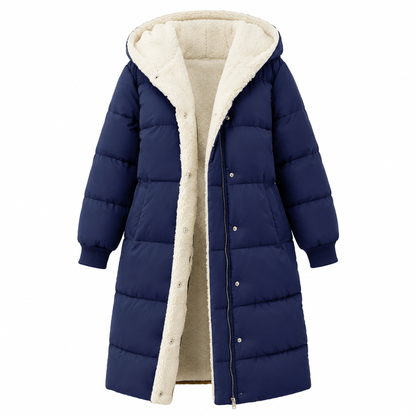 Solid Color Double Sided Hooded Long Sleeve Slim Fit Cardigan Coat